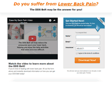 Tablet Screenshot of easemybackpain.com